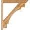 Ekena Millwork Merced Slat Rough Sawn Outlooker, Western Red Cedar, 6"W x 34"D x 38"H OUT06X34X38MRC06RWR - alternate 4